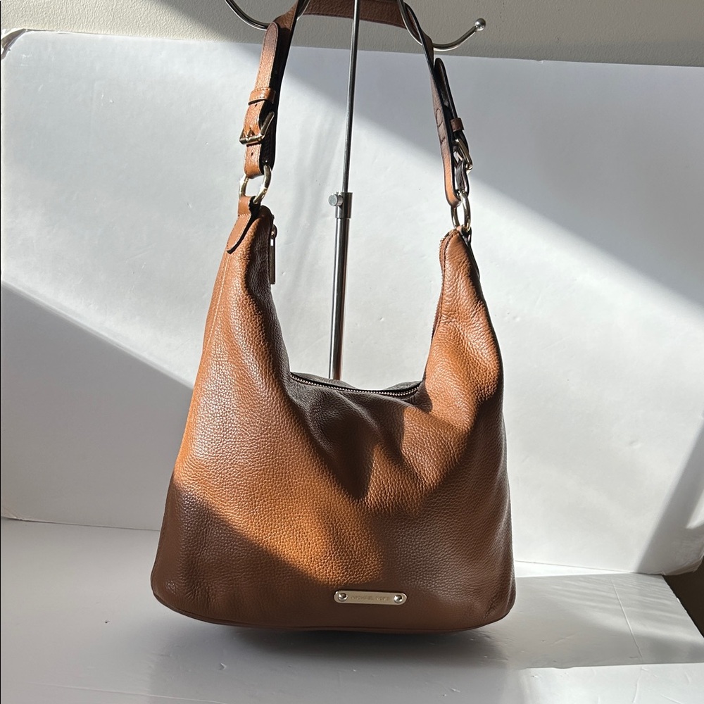 MICHAEL Michael Kors Tan Leather Hobo Bag